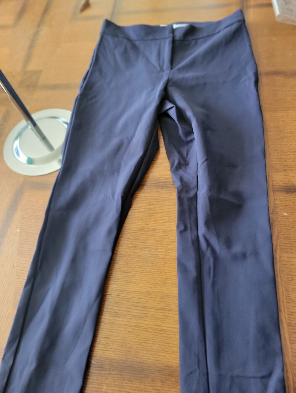 Calvin Klein Navy Stretch Slim Dress Pants